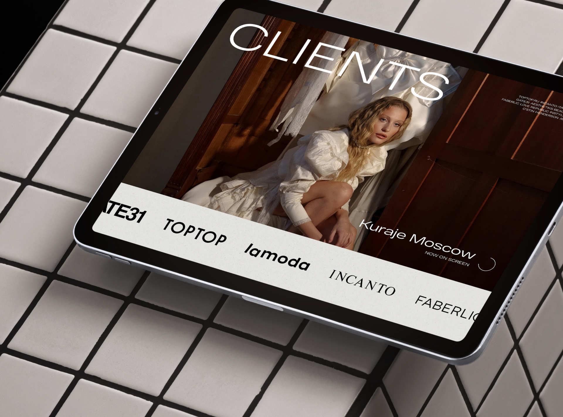 RFMODELS. Редизайн и разработка многостраничного сайта для одного из крупнейших модельных агентств России