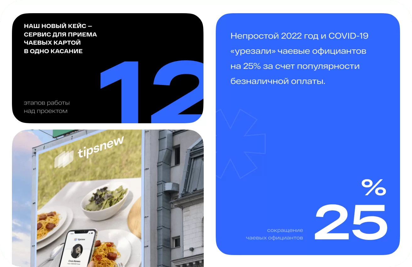 Сервис чаевых Tipsnew — кроссплатформенный финтех start-up по канонам data-driven подхода