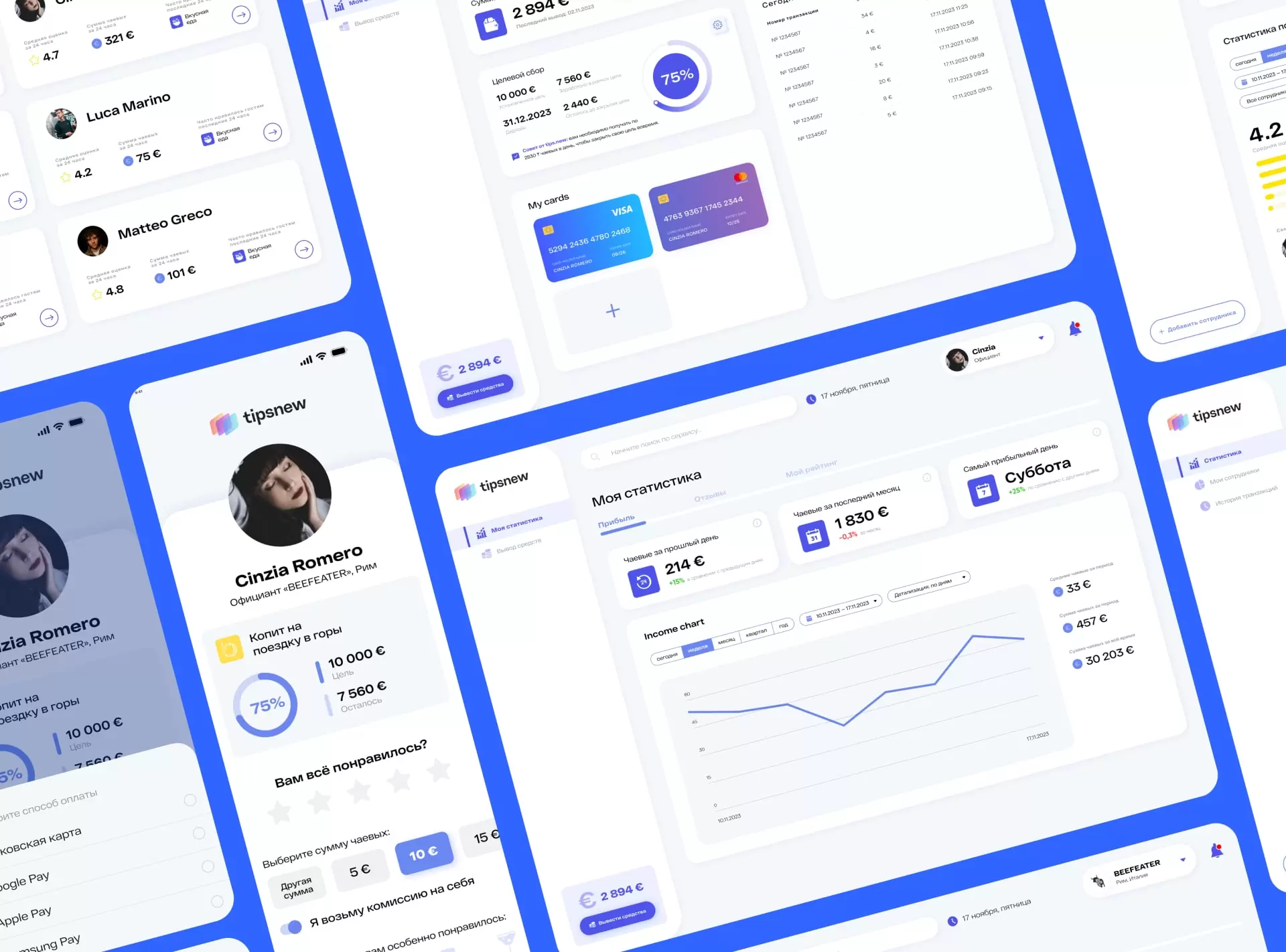 Сервис чаевых Tipsnew — кроссплатформенный финтех start-up по канонам data-driven подхода