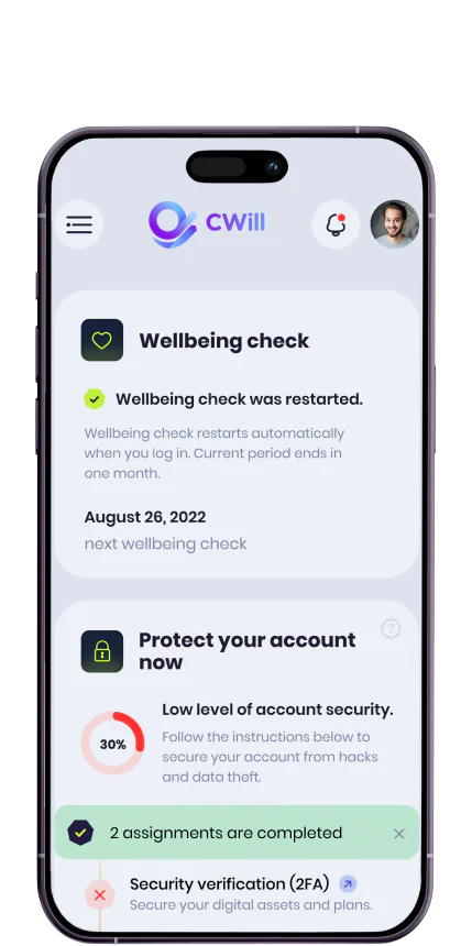 Веб-сервис Cwill — инновационный личный кабинет менеджмента криптоактивов, платежных поручений, завещаний