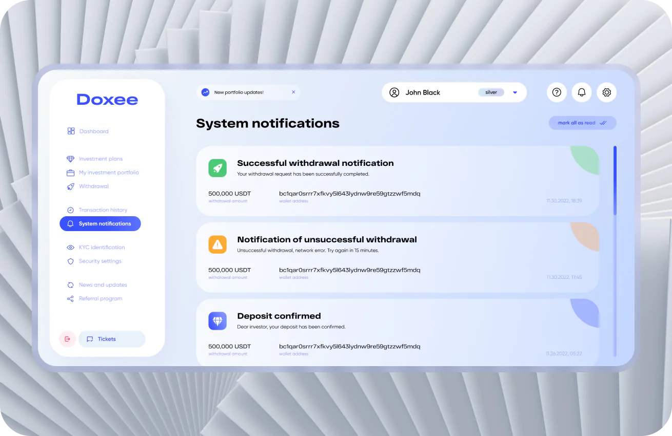 Как мы разработали Doxee: криптосервис, который говорит на языке инвесторов — микс эмпатии, аналитики и UX