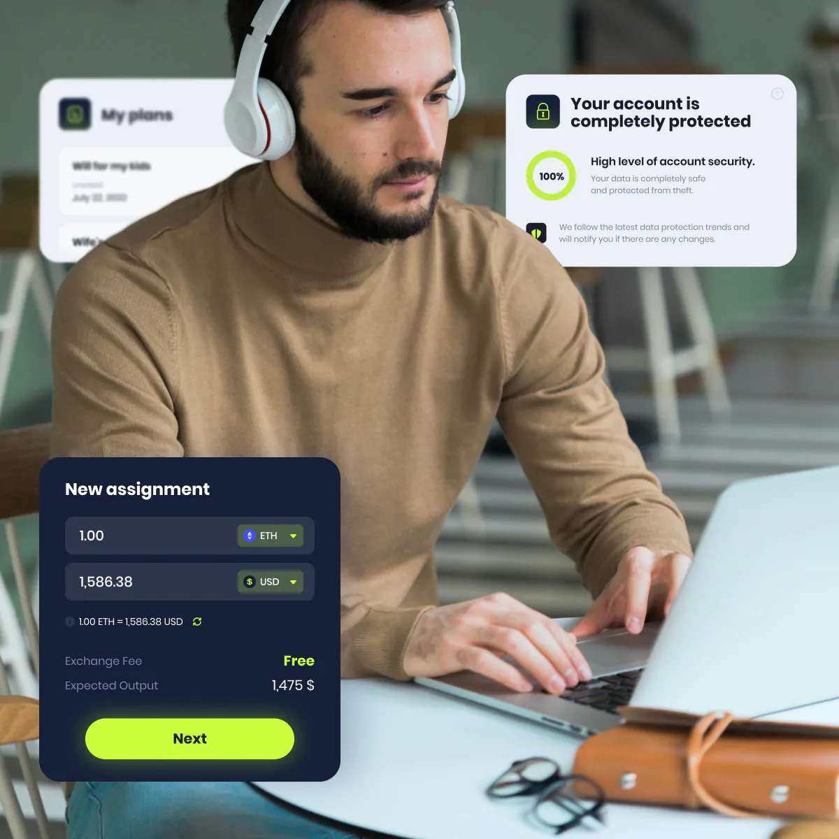 Веб-сервис Cwill — инновационный личный кабинет менеджмента криптоактивов, платежных поручений, завещаний