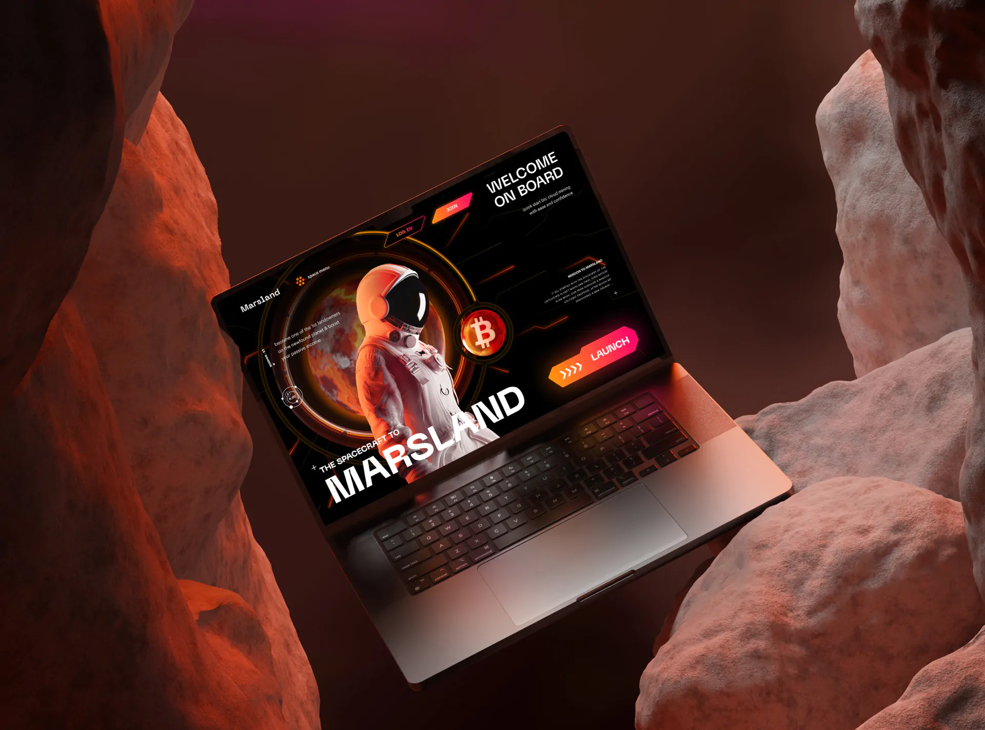 Геймифицированный многостраничный сайт с ЛК Marsland