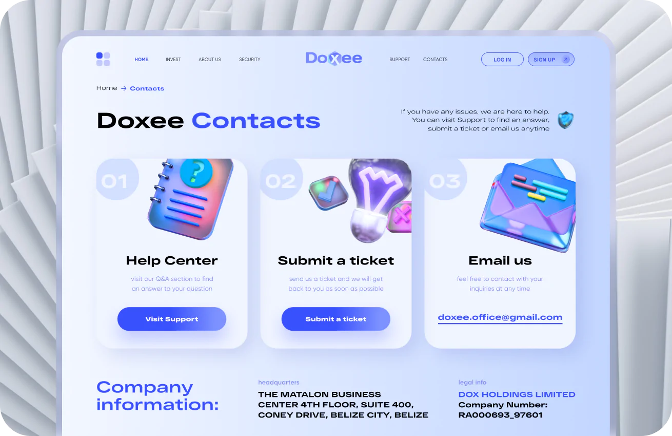 Как мы разработали Doxee: криптосервис, который говорит на языке инвесторов — микс эмпатии, аналитики и UX
