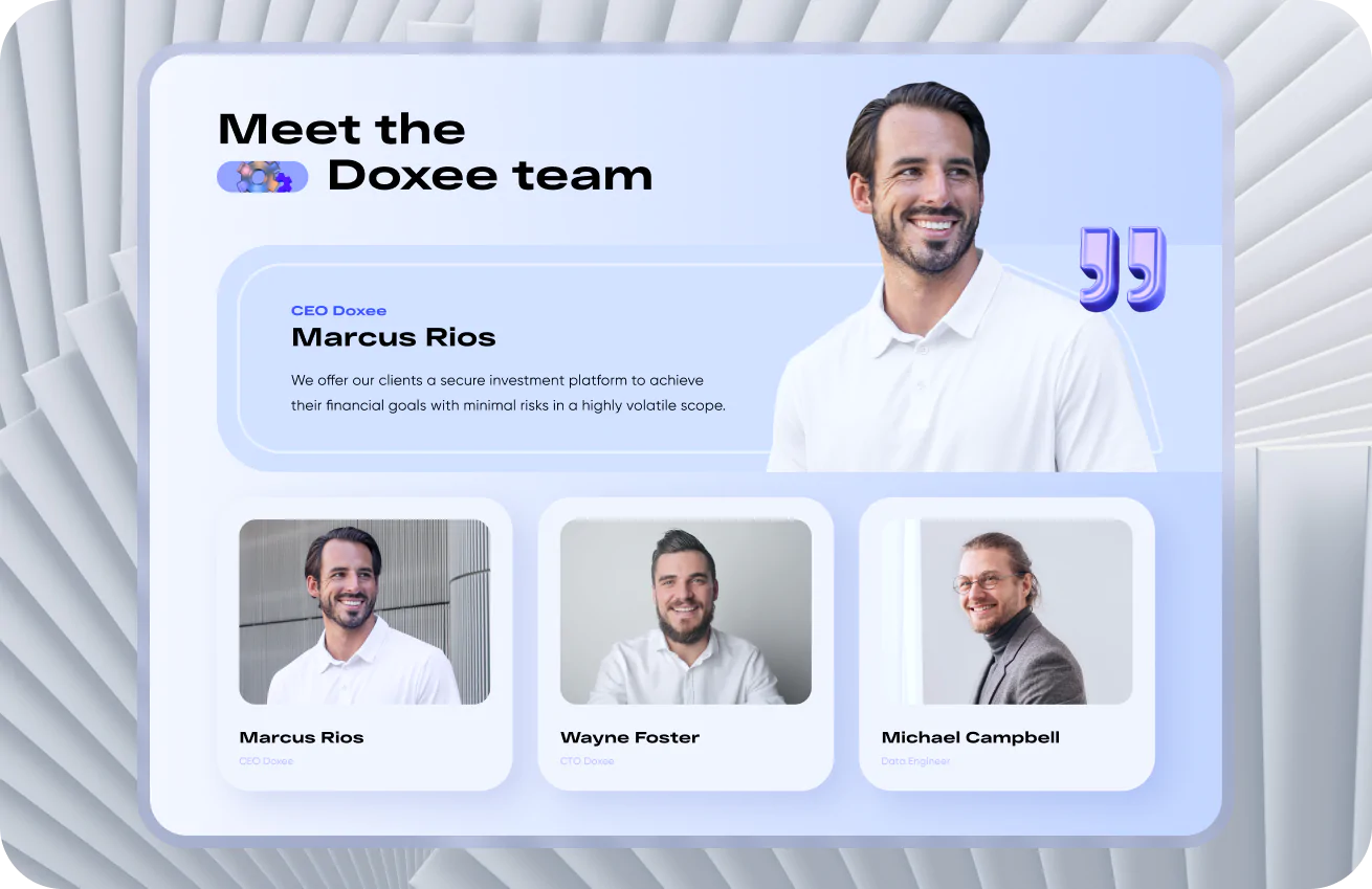 Как мы разработали Doxee: криптосервис, который говорит на языке инвесторов — микс эмпатии, аналитики и UX